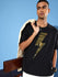 Mens Half Sleeve Drop Shoulder Printed Oversized Fit T-Shirts