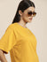 Womens Half Sleeve Round Neck Oversized Fit T-Shirts