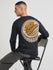Mens Printed Regular Fit Full Sleeve Round Neck Tshirt