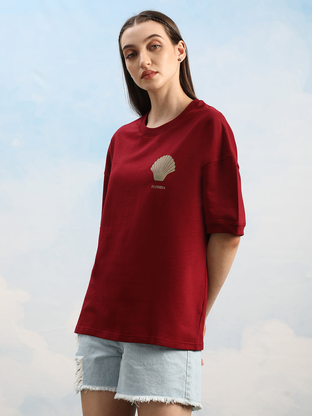 Mens Half Sleeve Printed Oversized Tshirt