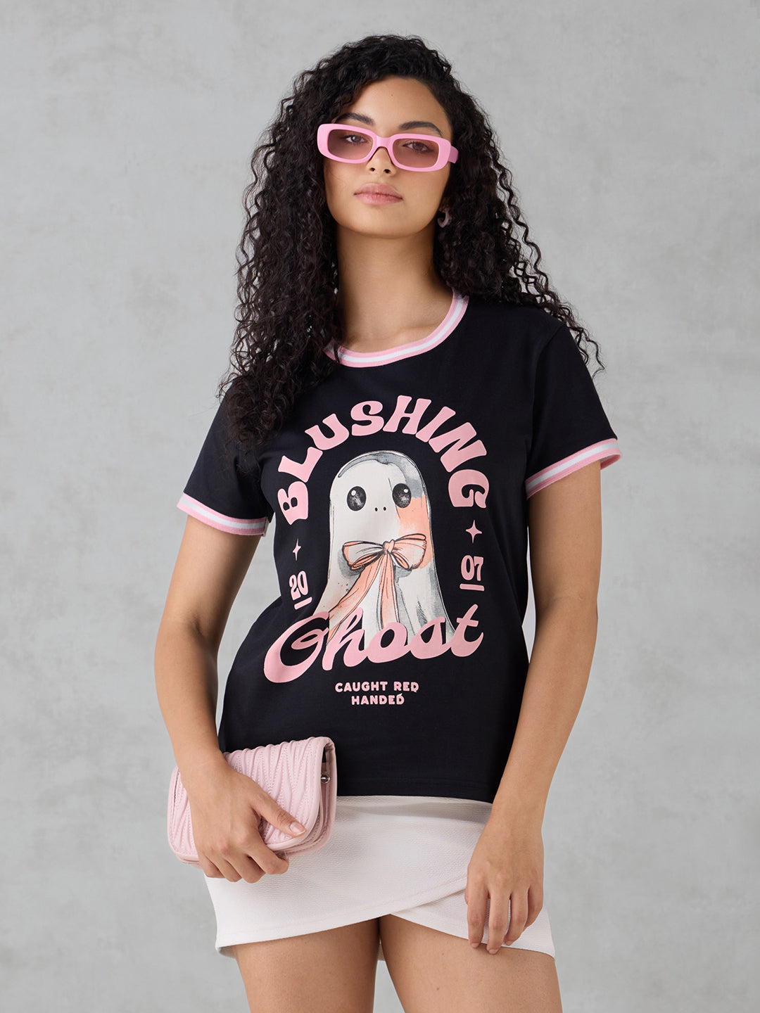 Womens Half Sleeve Printed Regular Fit Tshirt