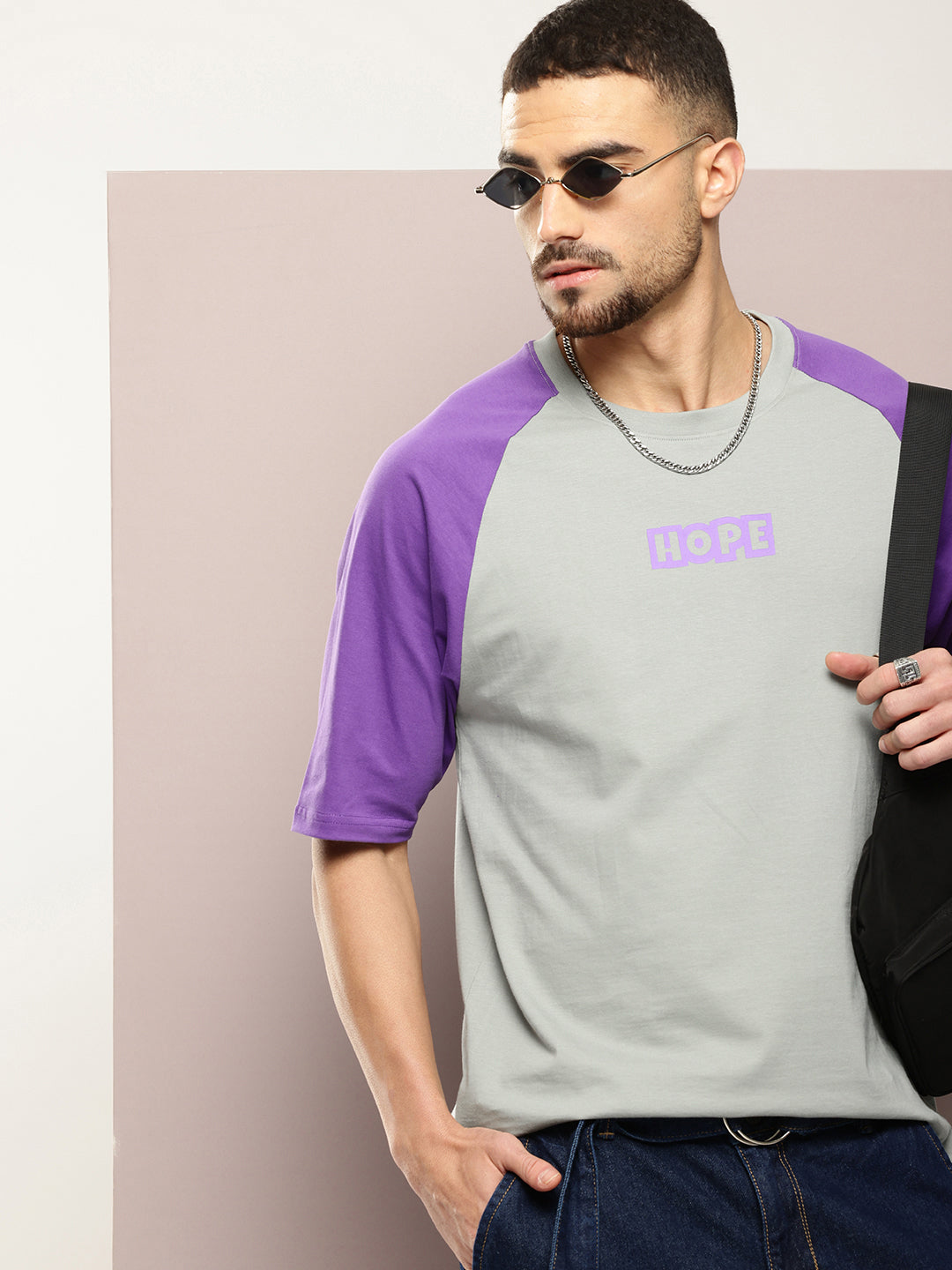 Mens Half Sleeve Round Neck Printed Oversized Fit Tshirts