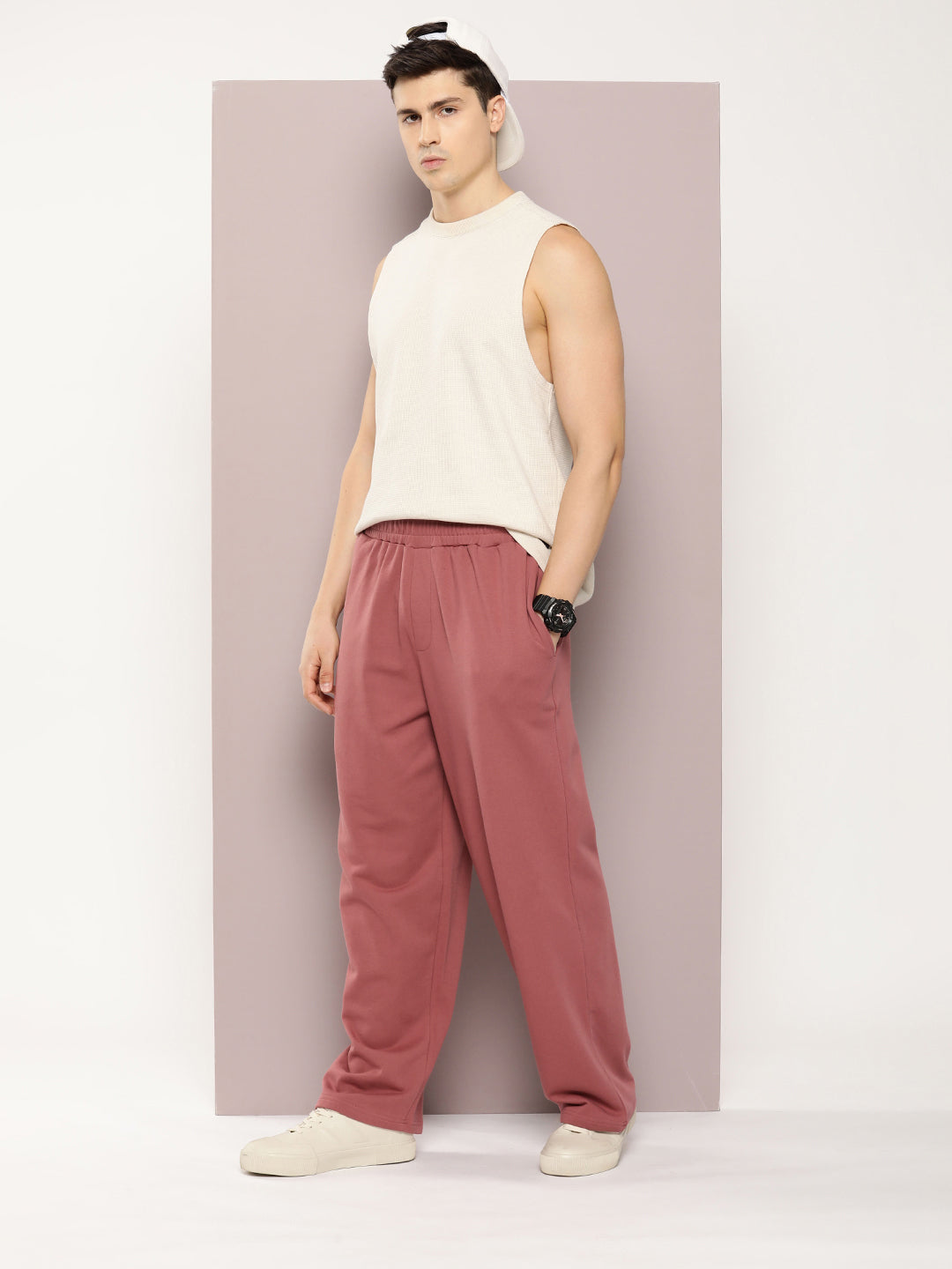 Men Super Soft Cotton Extra Baggy Korean Pant