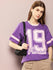 Womens Half Sleeve Round Neck Printed Oversized Fit Tshirts