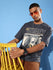 Mens Half Sleeve Drop Shoulder Printed Oversized Fit T-Shirts