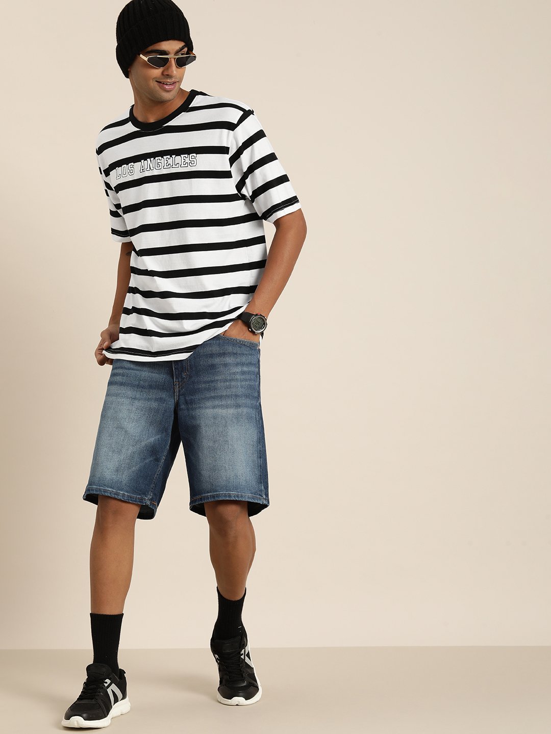 Mens Half Sleeve Round Neck Oversized Fit T-Shirts