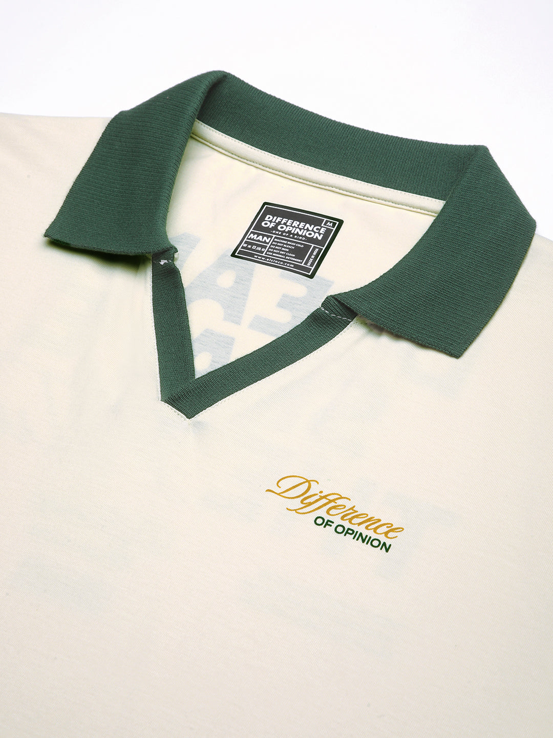 Mens Half Sleeve Polo Neck Back Printed Relaxed Fit Tshirts