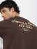 Mens Half Sleeve Round Neck Back Striped Oversized Fit Tshirts