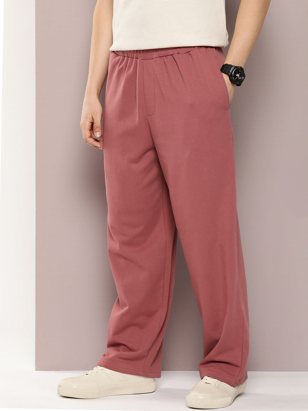 Men Super Soft Cotton Extra Baggy Korean Pant