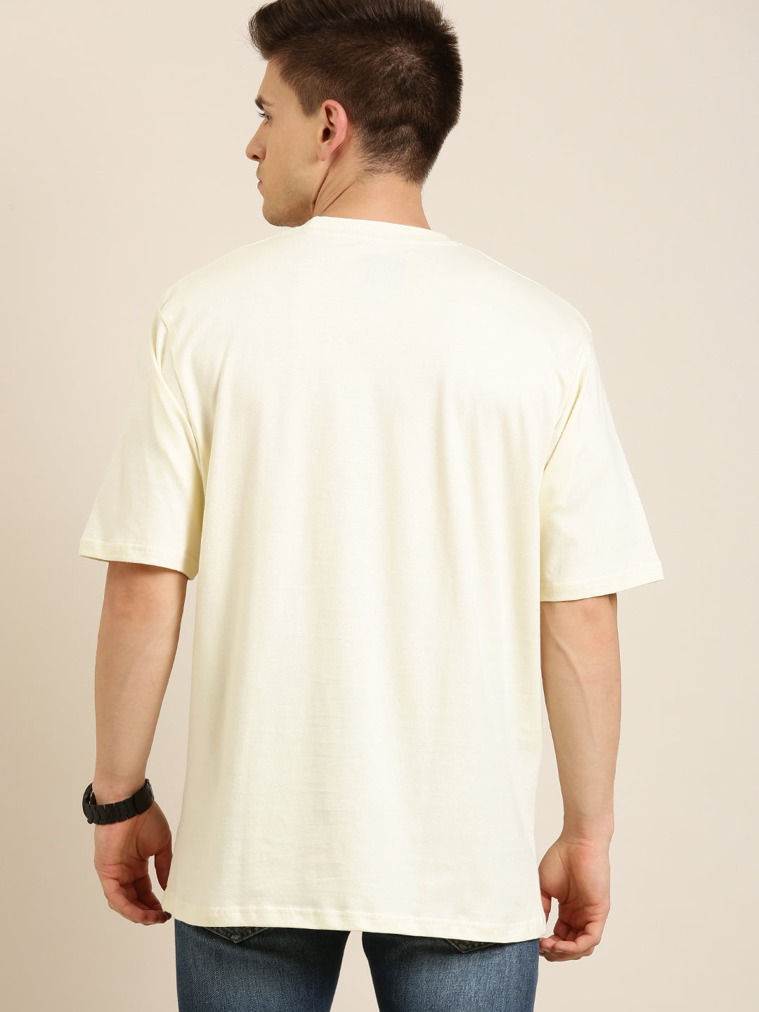 Mens Half Sleeve Round Neck Oversized Fit T-Shirts