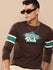 Mens Full Sleeve Round Neck Printed Regular Fit Tshirts