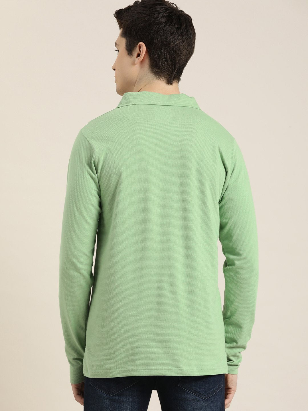 Mens Full Sleeve Regular Fit Polo T-Shirts