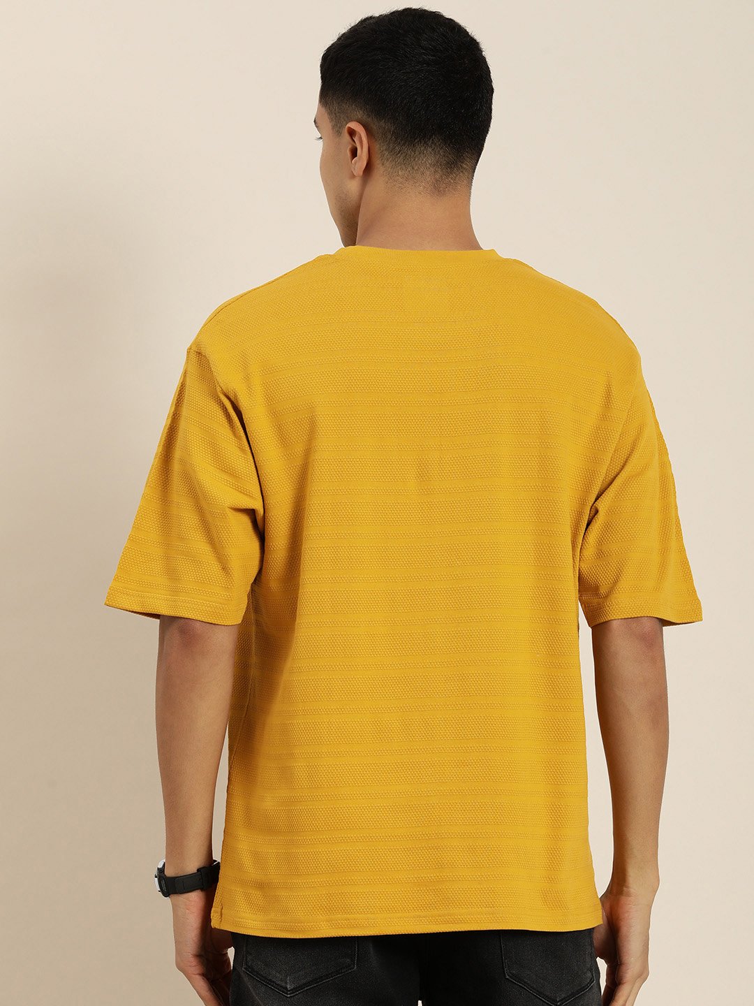 Mens Half Sleeve Round Neck Oversized Fit T-Shirts