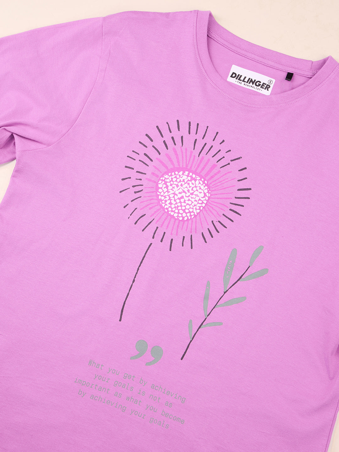 Womens Puff Printed Oversized Fit Cotton T-Shirt