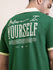 Mens Half Sleeve Polo Neck Back Printed Relaxed Fit Tshirts
