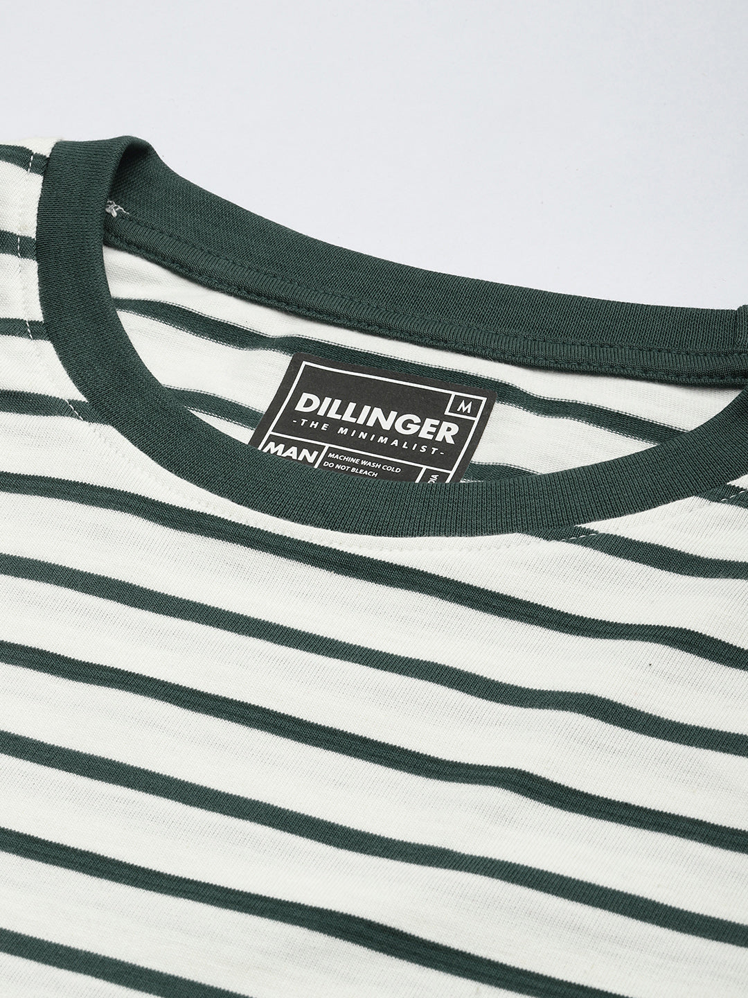 Mens Full Sleeve Round Neck Striped Regular Fit Tshirts