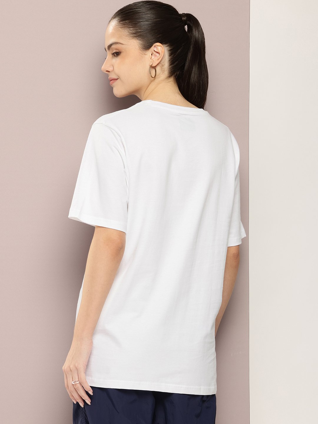 Womens Half Sleeve Round Neck Oversized Fit T-Shirts