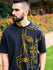 Mens Half Sleeve Drop Shoulder Printed Oversized Fit T-Shirts