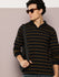 Mens Full Sleeve Polo Neck Striped Regular Fit Tshirts