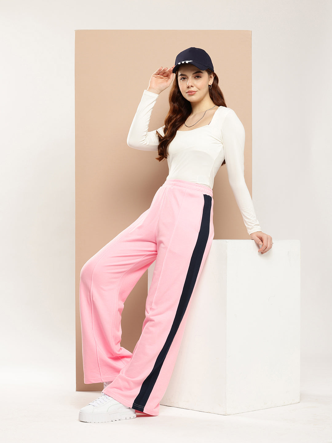 Women Ultra Soft Drapey Cotton Extra Baggy Korean Pant