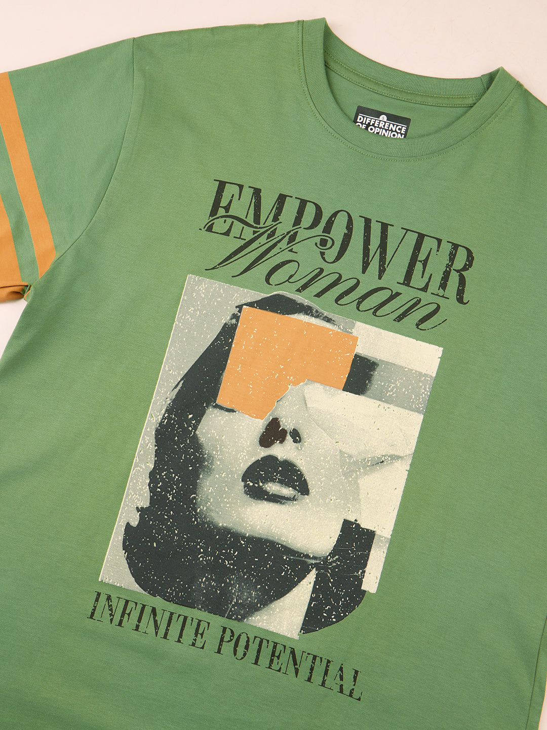 Womens Printed Oversized Cotton T-Shirt