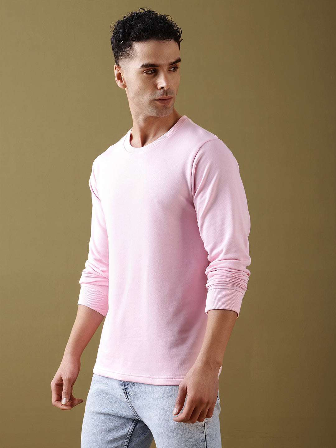 Mens Full Sleeve Round Neck Regular Fit T-Shirts