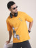 Mens Half Sleeve Round Neck Printed Oversized Fit Tshirts