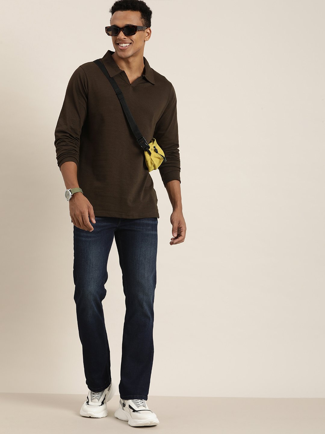 Mens Full Sleeve Regular Fit Polo T-Shirts