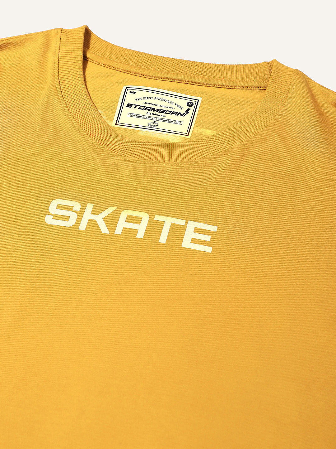 Mens Half Sleeve Drop Shoulder Printed Oversized Fit T-Shirts