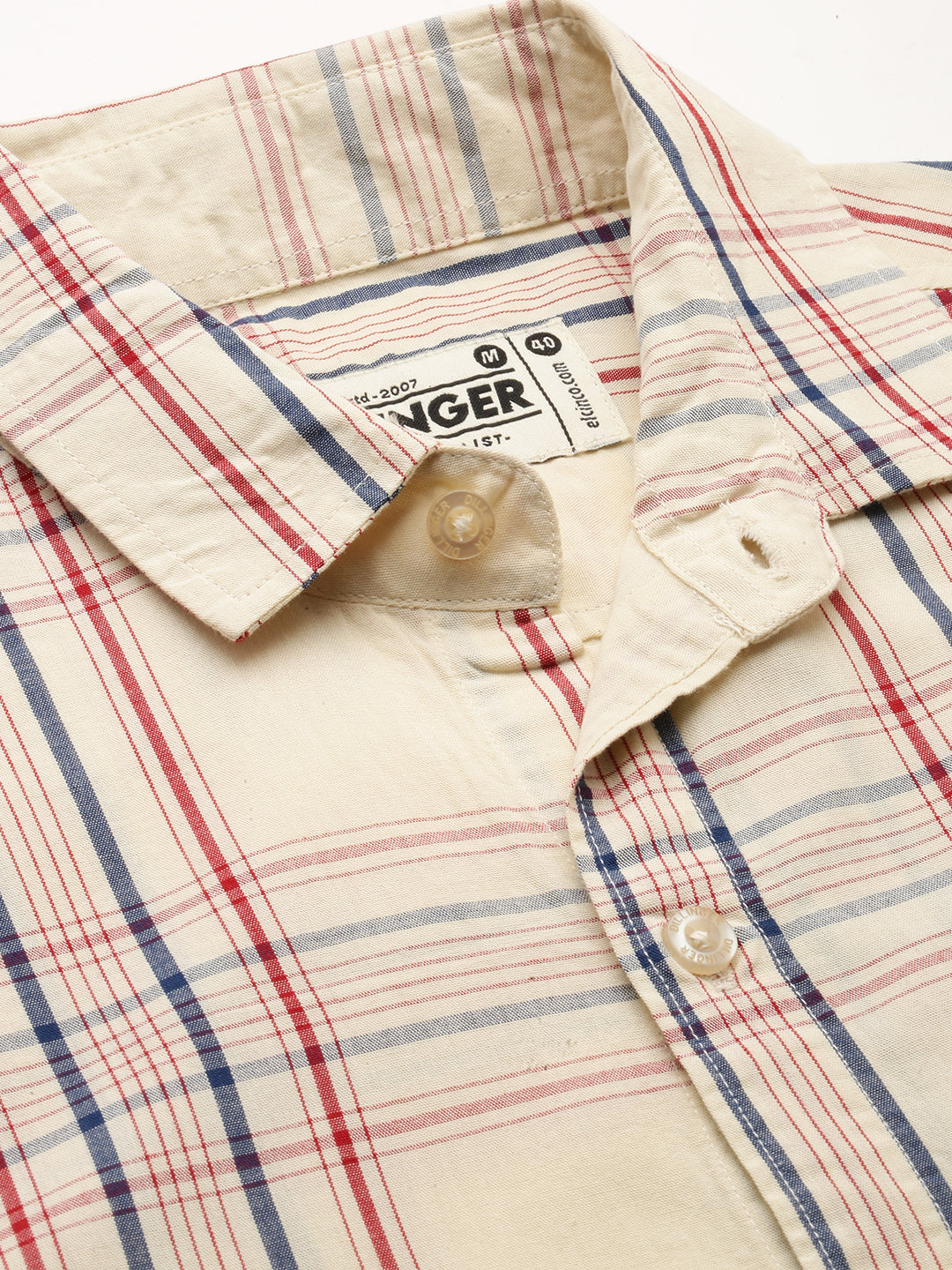 Men Checked Full Sleeve Shirt With Pocket