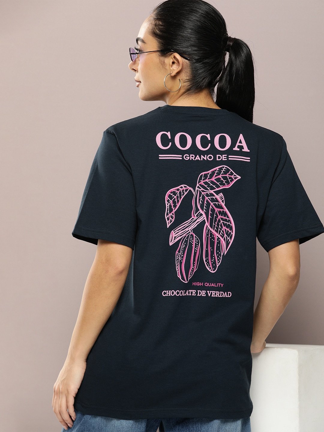 Womens Half Sleeve Round Neck Oversized Fit T-Shirts