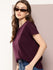 Womens Half Sleeve Round Neck Solid Boxy Fit Tshirts