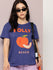 Womens Half Sleeve Round Neck Printed Boxy Fit Tshirts