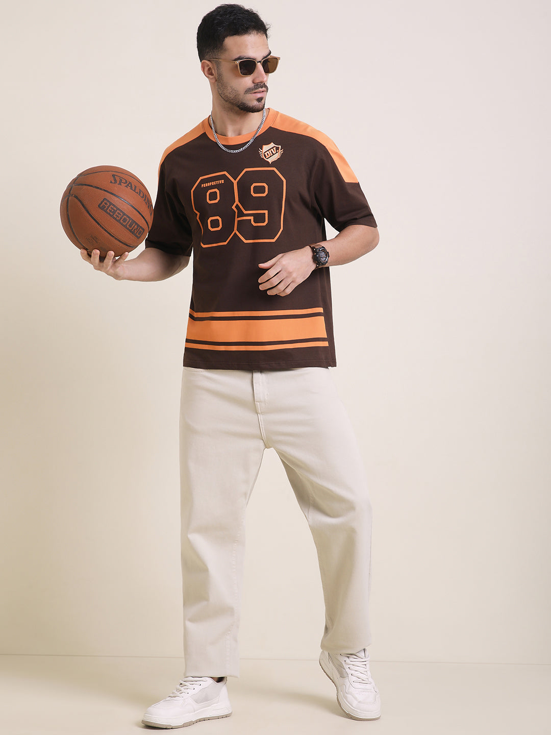 Mens Half Sleeve Round Neck Printed Oversized Fit Tshirts