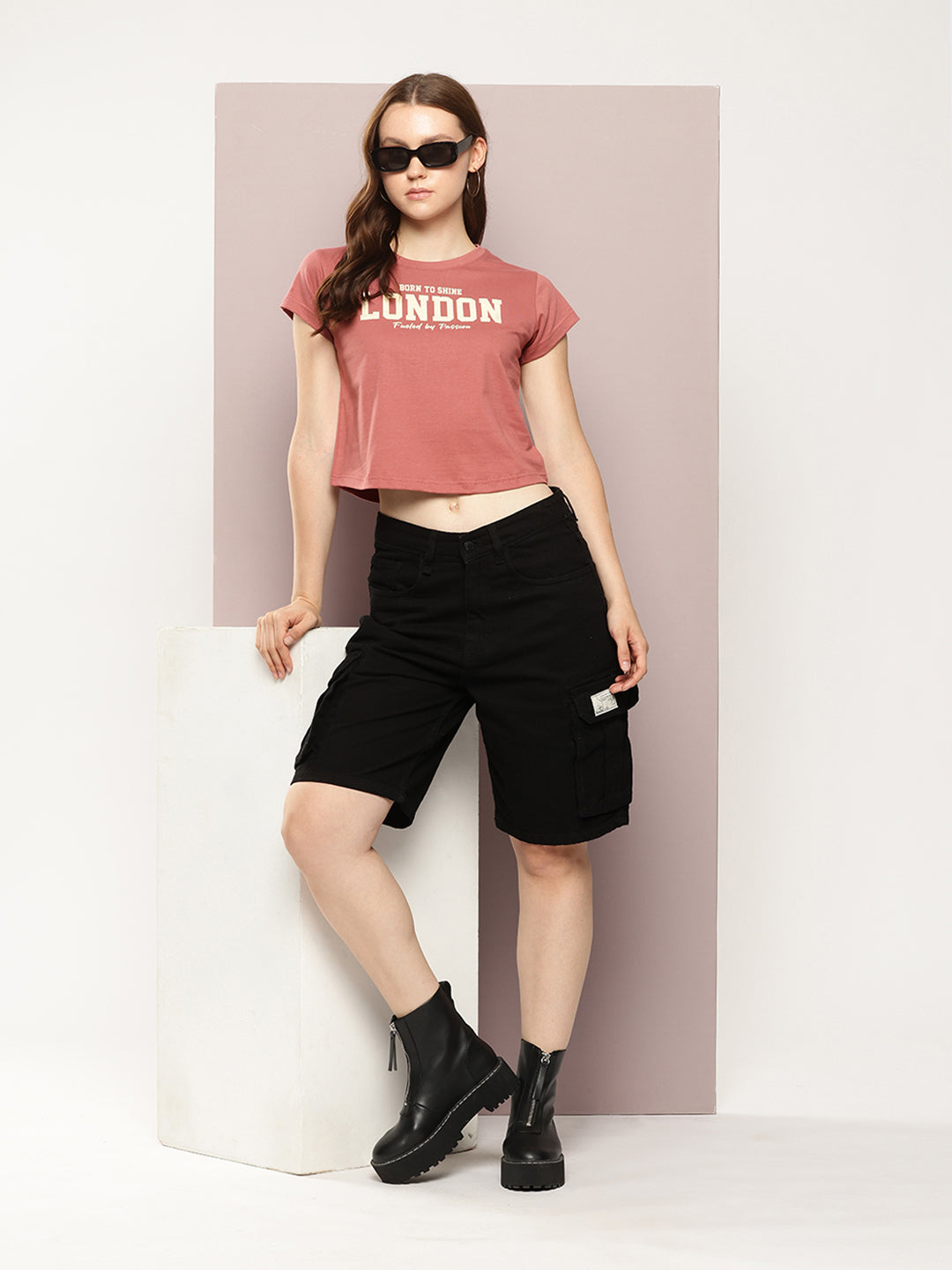 Womens Half Sleeve Round Neck Printed Regular Fit Tshirts