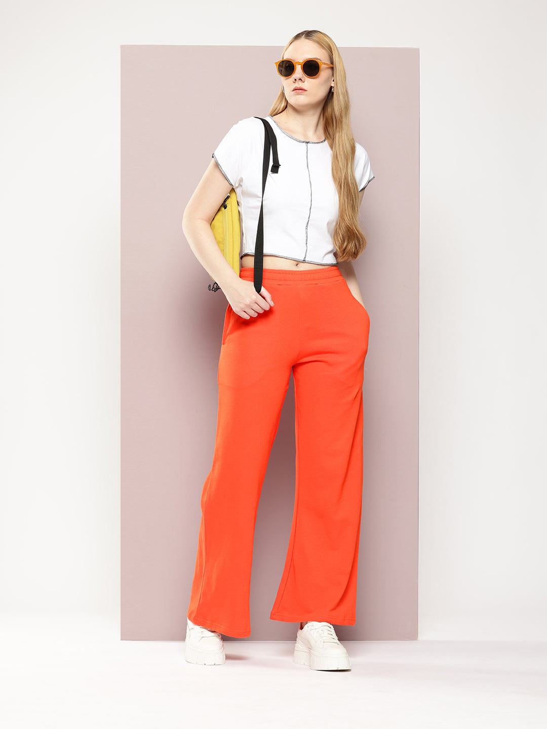 Women Ultra Soft Drapey Cotton Extra Baggy Korean Pant