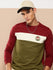 Mens Full Sleeve Round Neck Colourblocked Regular Fit Tshirts