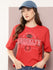 Womens Half Sleeve Round Neck Printed Oversized Fit Tshirts