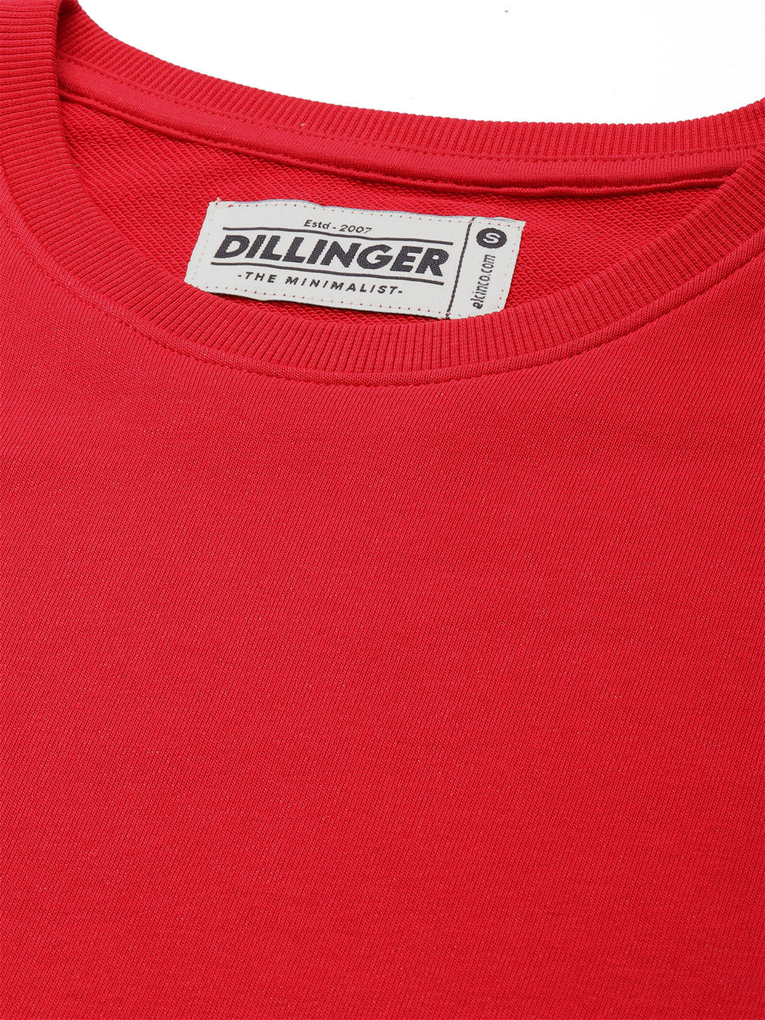 Womens Full Sleeve Round Neck Solid Boxy Fit Tshirts