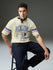 Mens Round Neck Half Sleeve Printed Oversized Fit Tshirt