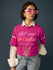 Womens Short Sleeve Printed Oversized Fit Tshirt 