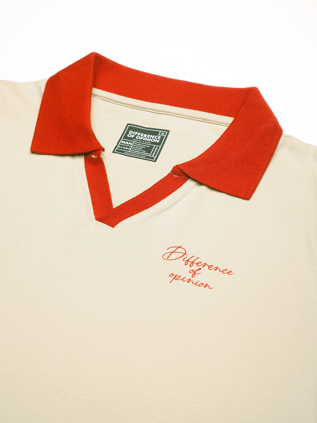 Mens Half Sleeve Polo Neck Back Printed Relaxed Fit Tshirts