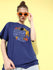 Womens Half Sleeve Round Neck Oversized Fit T-Shirts