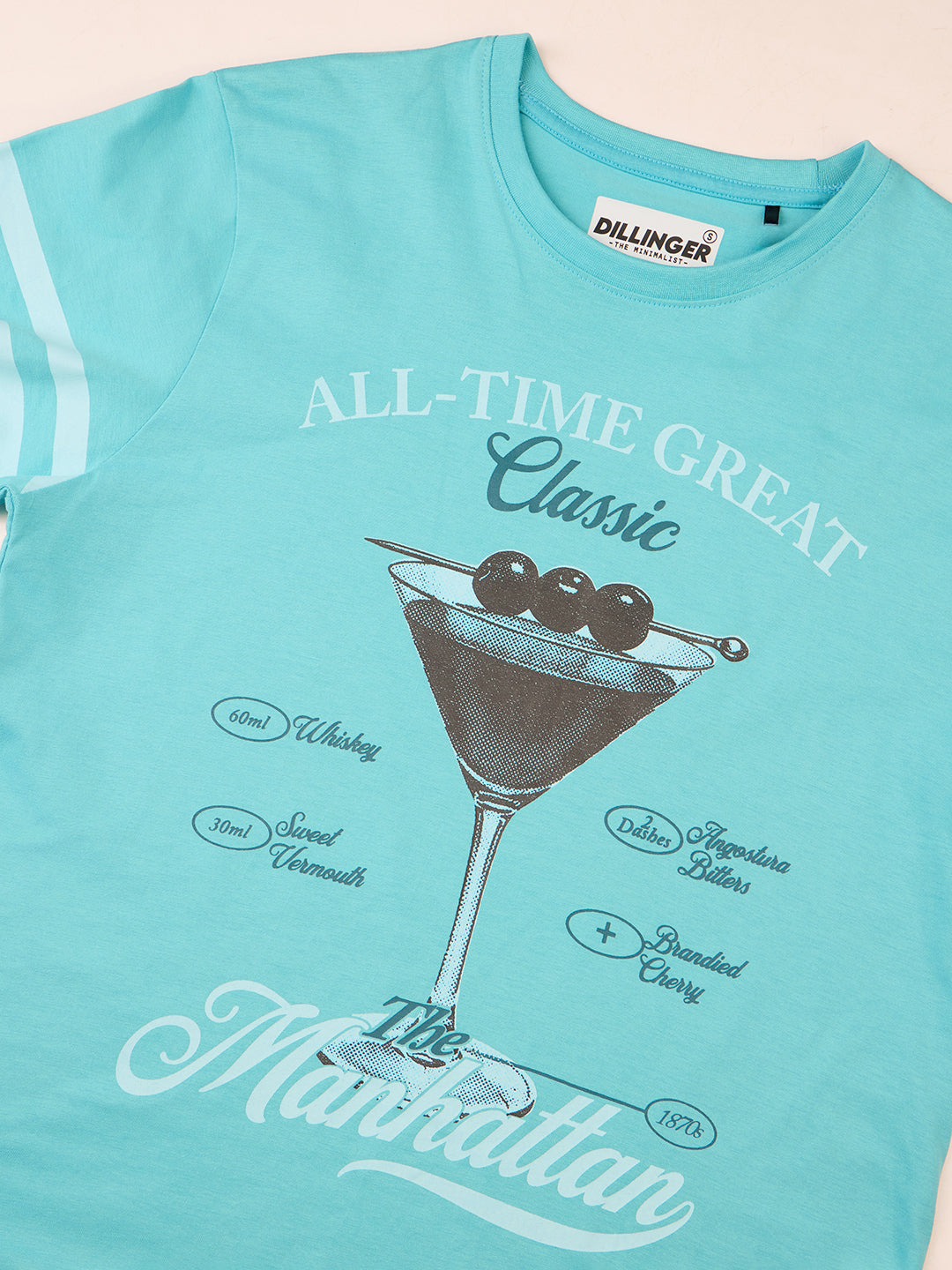 Womens Printed Oversized Fit Cotton T-Shirt