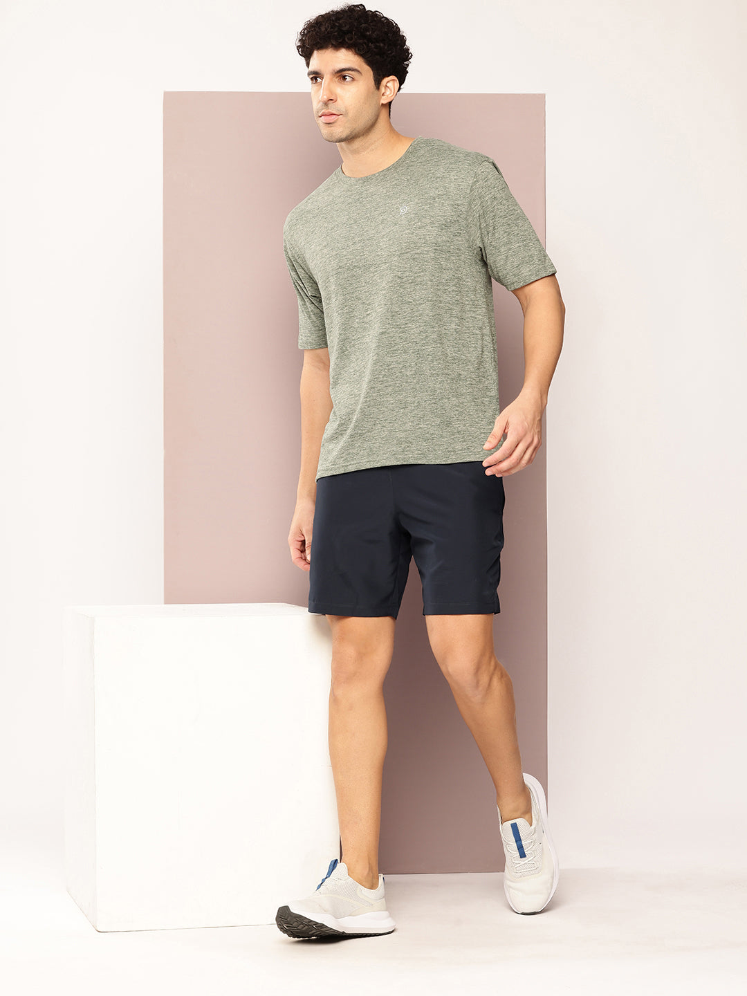 Mens Short Sleeve Round Neck Oversized Polyster Tshirt