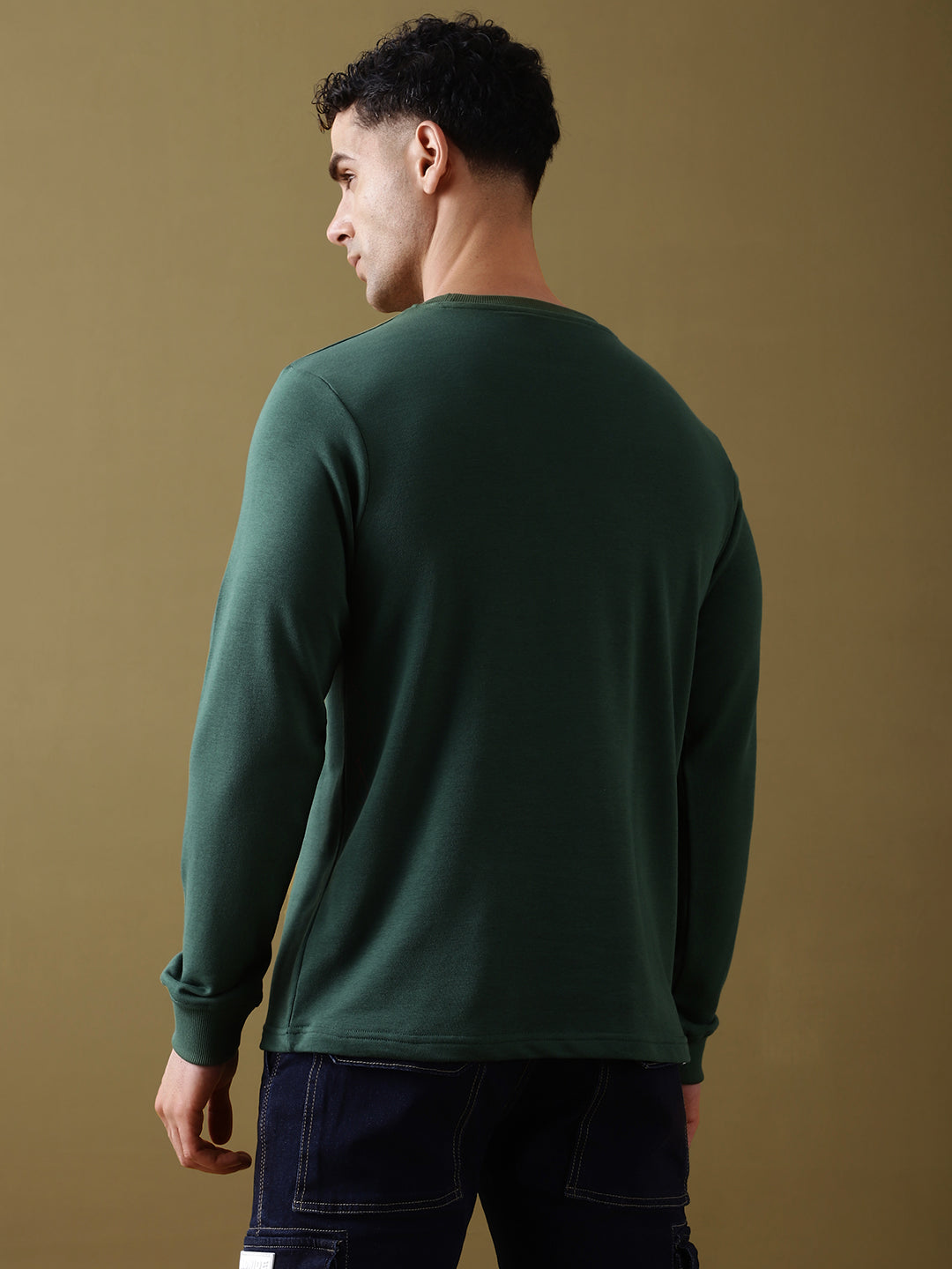 Mens Full Sleeve Round Neck Regular Fit T-Shirts