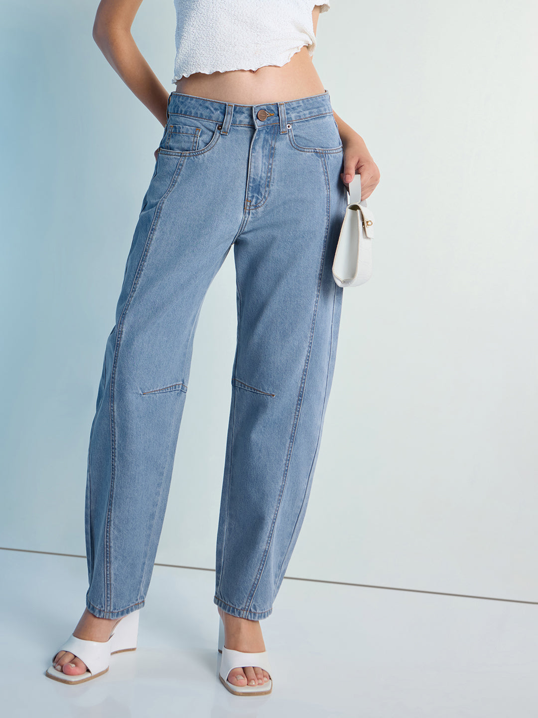 Womens Boot Cut Strech Denim Jeans Pant