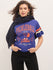 Womens Half Sleeve Round Neck Printed Oversized Fit Tshirts