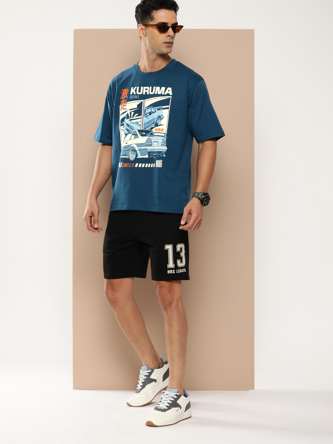 Mens Half Sleeve Round Neck Oversized Fit T-Shirts