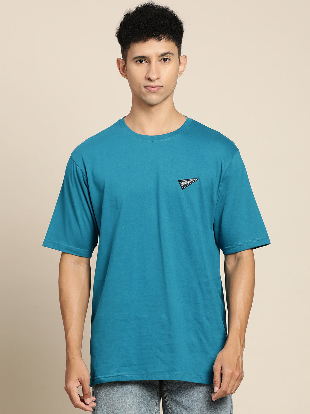 Mens Half Sleeve Round Neck Oversized Fit T-Shirts